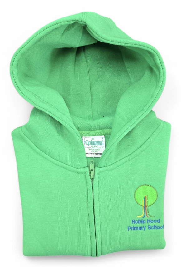 Robin Hood Primary PE Zip Hoodie