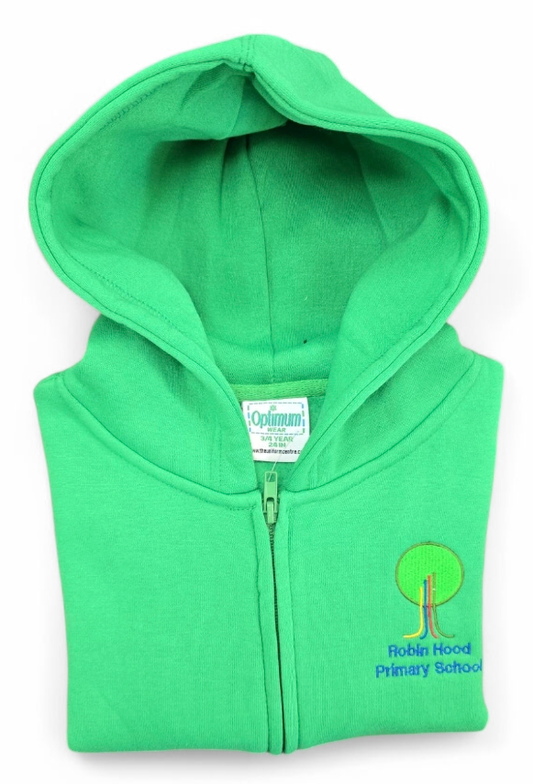 Robin Hood Primary PE Zip Hoodie