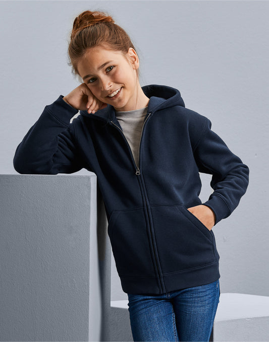 Zip Plain PE Hoodie